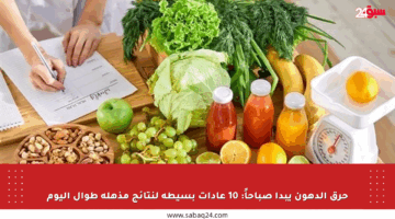حرق الدهون يبدأ صباحاً: 10 عادات بسيطة لنتائج مذهلة طوال اليوم